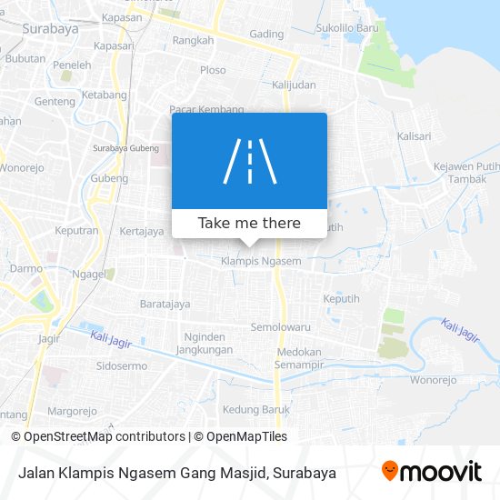 Jalan Klampis Ngasem Gang Masjid map