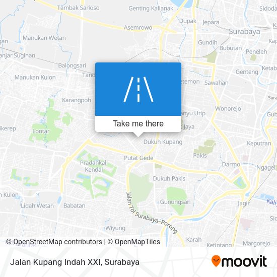 Jalan Kupang Indah XXI map
