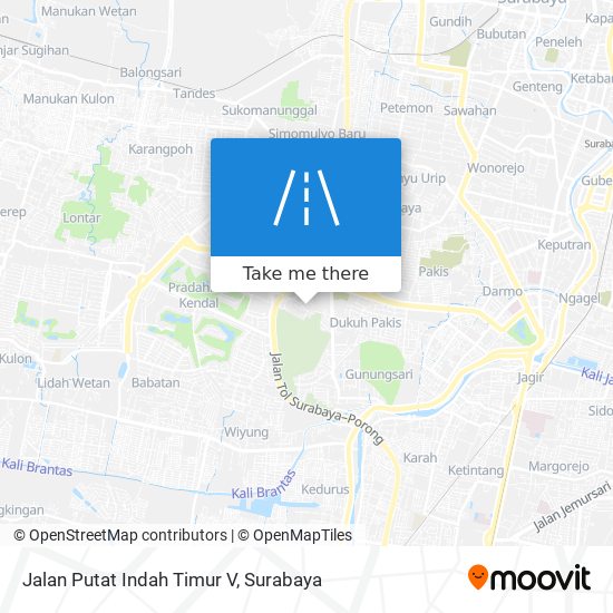 Jalan Putat Indah Timur V map