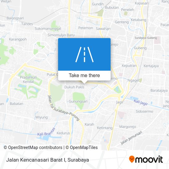 Jalan Kencanasari Barat I map