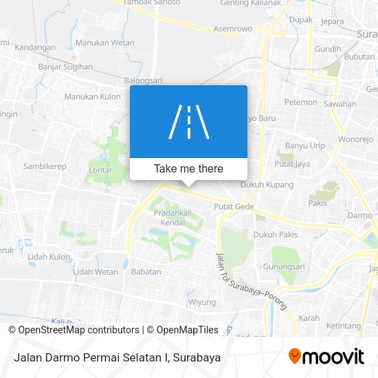Jalan Darmo Permai Selatan I map