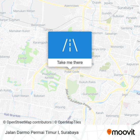 Jalan Darmo Permai Timur I map
