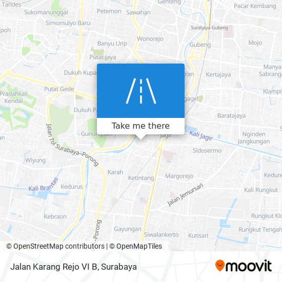 Jalan Karang Rejo VI B map