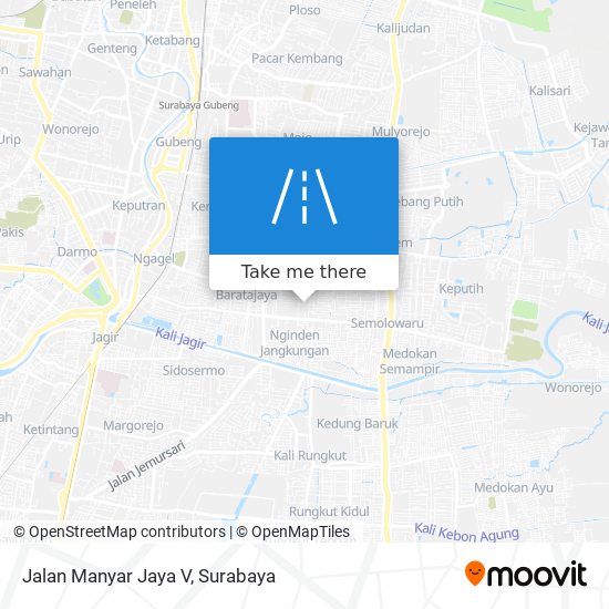 Jalan Manyar Jaya V map