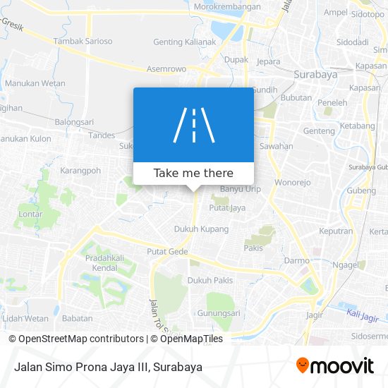 Jalan Simo Prona Jaya III map