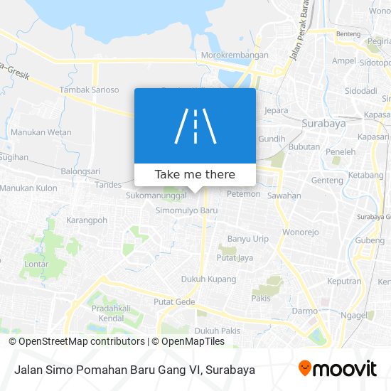 Jalan Simo Pomahan Baru Gang VI map