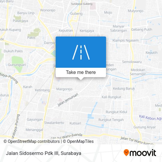 Jalan Sidosermo Pdk III map