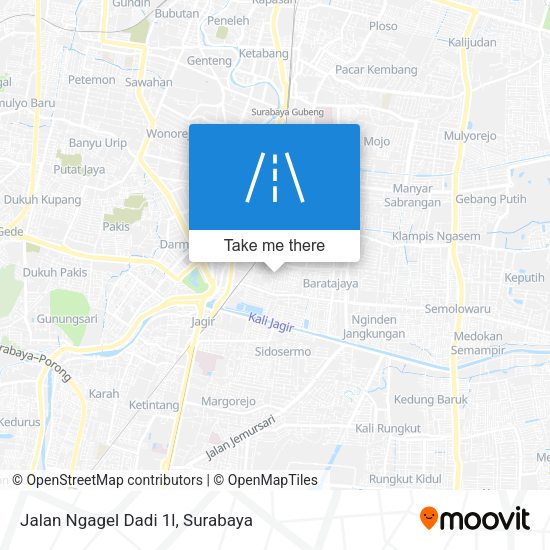 Jalan Ngagel Dadi 1l map