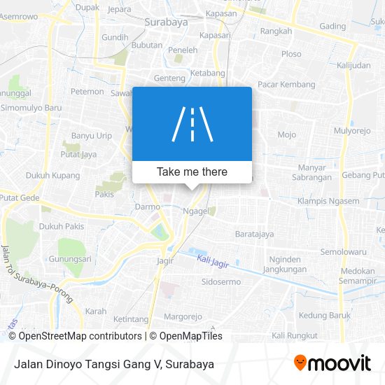 Jalan Dinoyo Tangsi Gang V map
