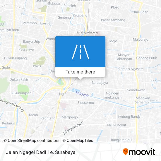 Jalan Ngagel Dadi 1e map
