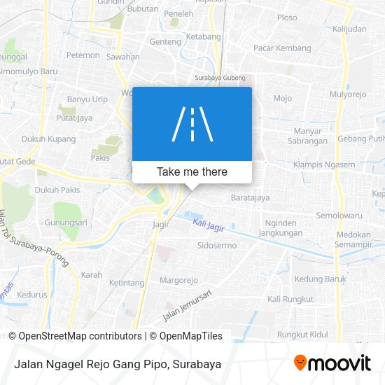 Jalan Ngagel Rejo Gang Pipo map