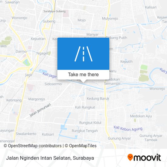Jalan Nginden Intan Selatan map