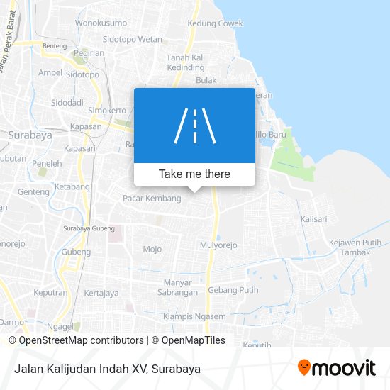 Jalan Kalijudan Indah XV map