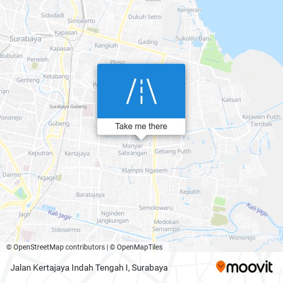 Jalan Kertajaya Indah Tengah I map