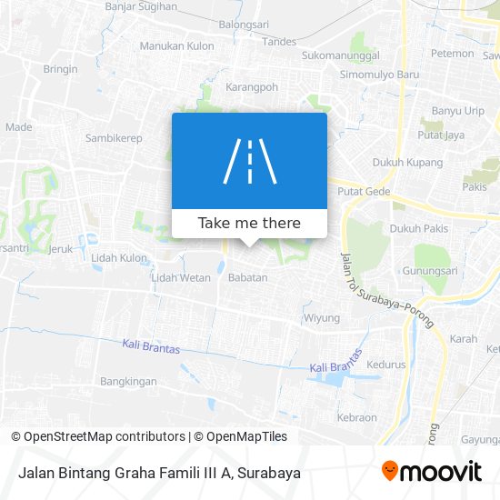 Jalan Bintang Graha Famili III A map