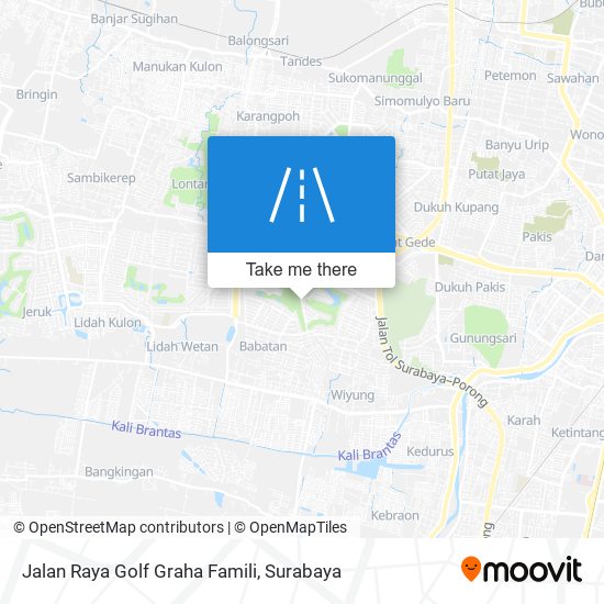 Jalan Raya Golf Graha Famili map