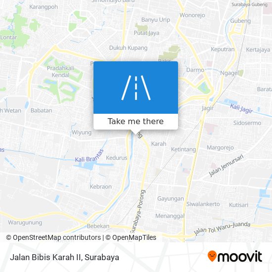 Jalan Bibis Karah II map