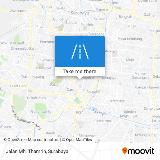 Jalan Mh. Thamrin map