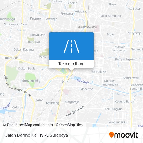 Jalan Darmo Kali IV A map