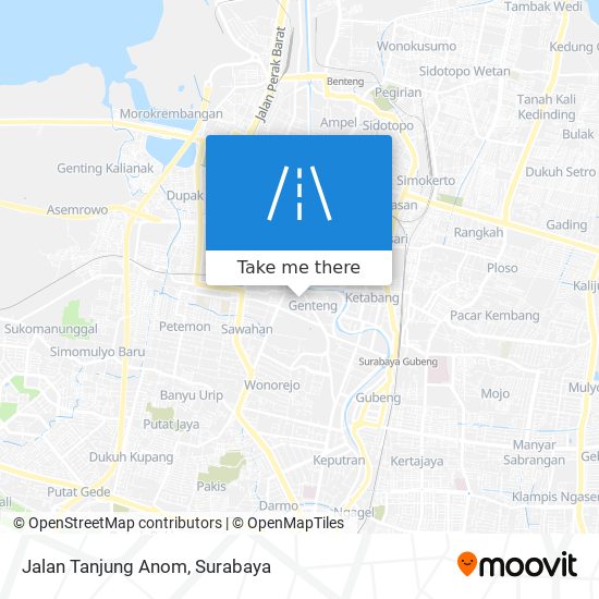 Jalan Tanjung Anom map