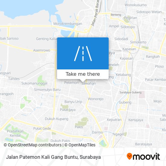 Jalan Patemon Kali Gang Buntu map