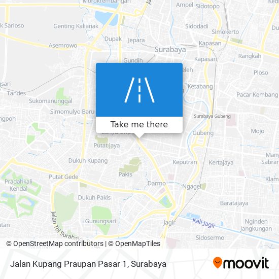 Jalan Kupang Praupan Pasar 1 map