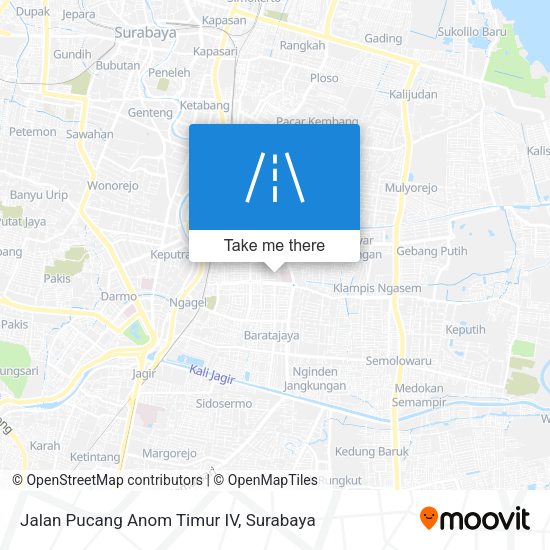 Jalan Pucang Anom Timur IV map