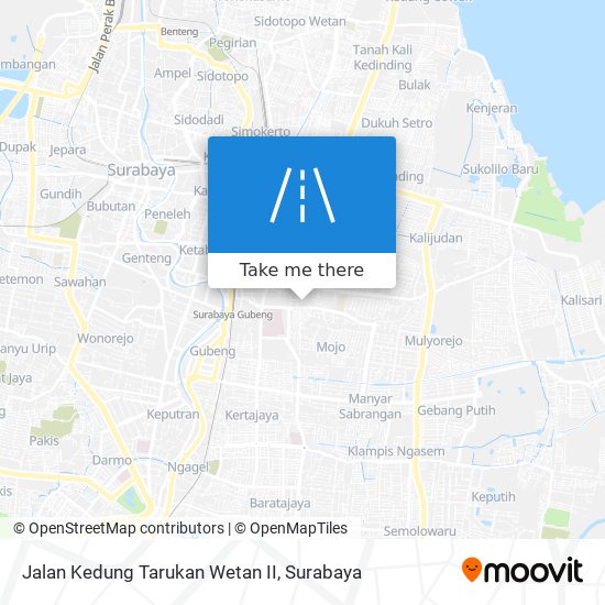 Jalan Kedung Tarukan Wetan II map