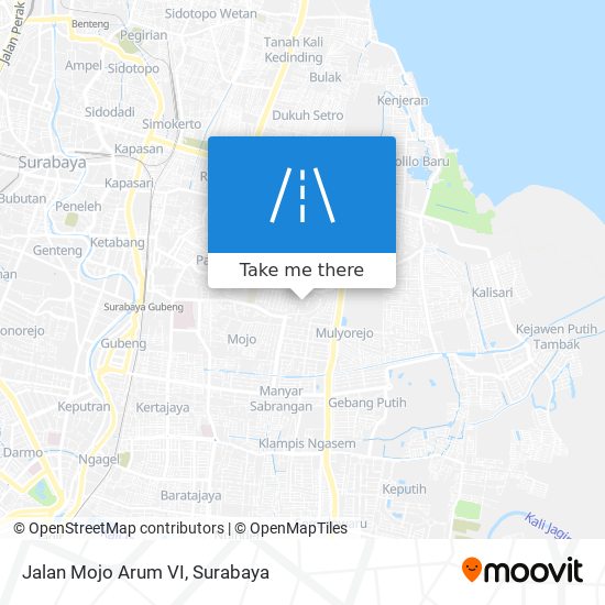 Jalan Mojo Arum VI map