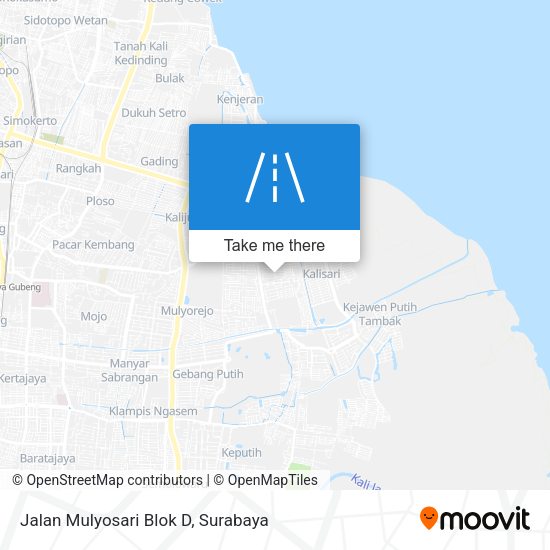 Jalan Mulyosari Blok D map