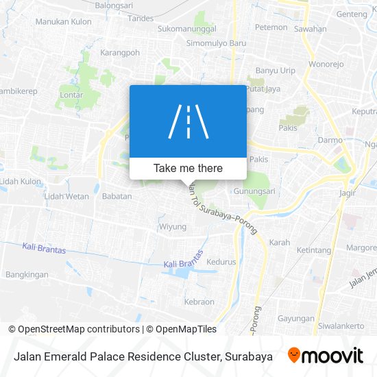 Jalan Emerald Palace Residence Cluster map