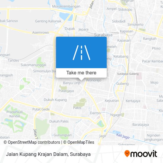 Jalan Kupang Krajan Dalam map