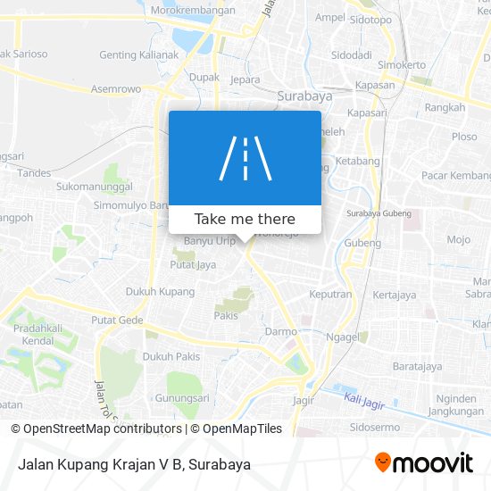 Jalan Kupang Krajan V B map