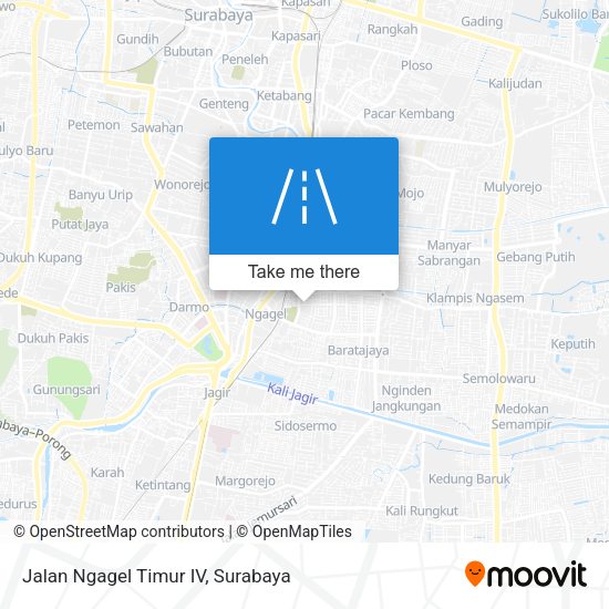 Jalan Ngagel Timur IV map