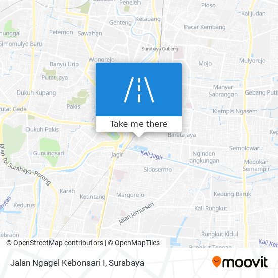 Jalan Ngagel Kebonsari I map