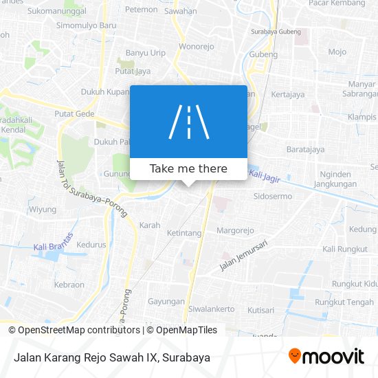 Jalan Karang Rejo Sawah IX map
