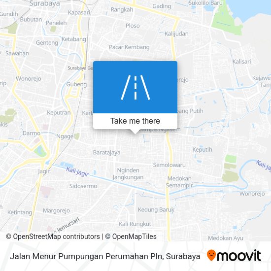 Jalan Menur Pumpungan Perumahan Pln map