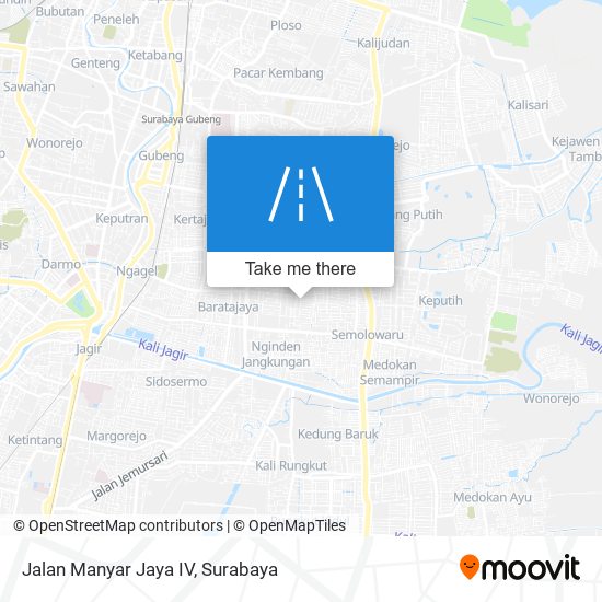 Jalan Manyar Jaya IV map