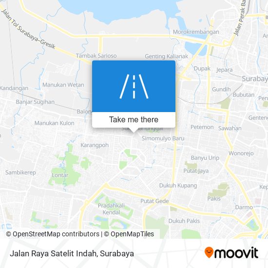 Jalan Raya Satelit Indah map