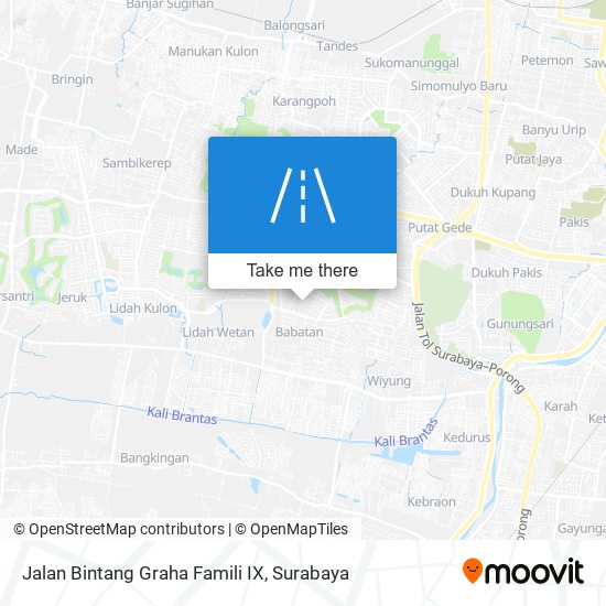 Jalan Bintang Graha Famili IX map