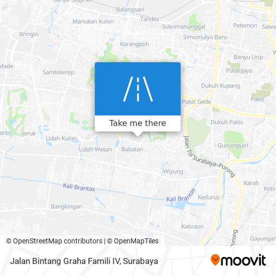 Jalan Bintang Graha Famili IV map