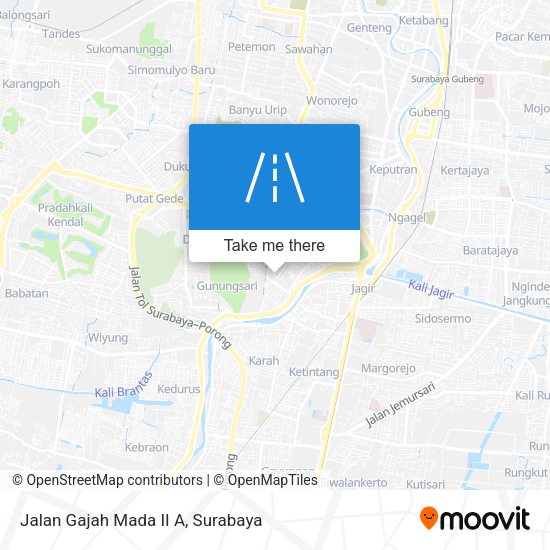 Jalan Gajah Mada II A map