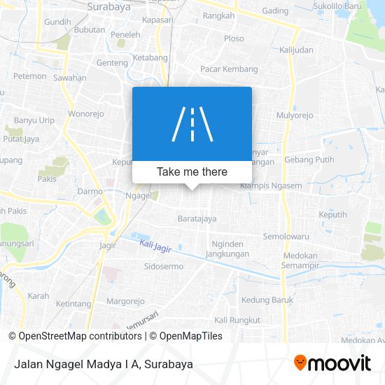 Jalan Ngagel Madya I A map