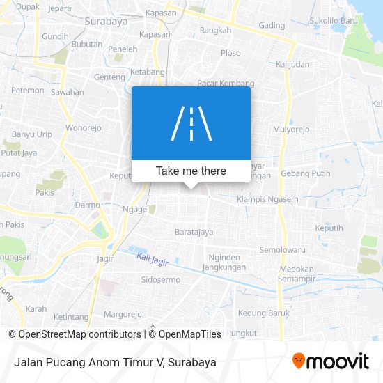 Jalan Pucang Anom Timur V map