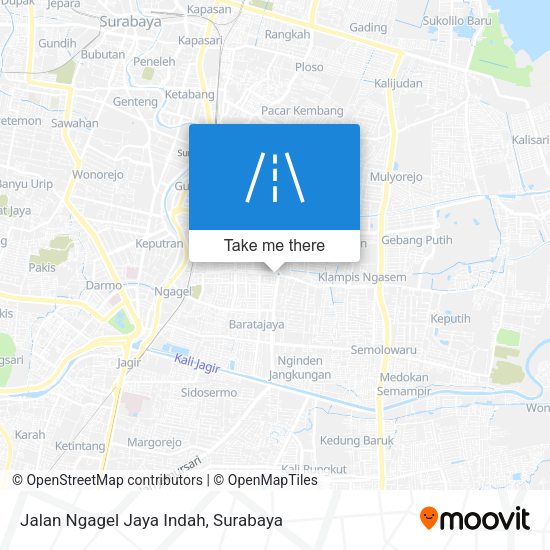 Jalan Ngagel Jaya Indah map