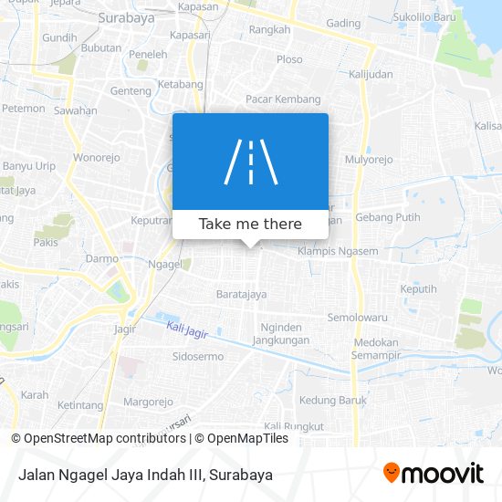 Jalan Ngagel Jaya Indah III map