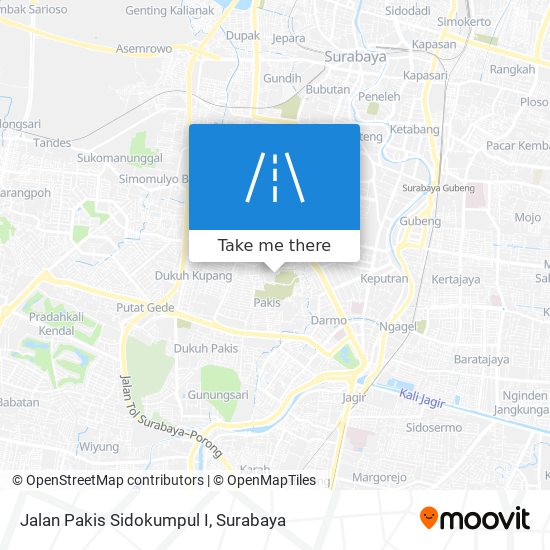 Jalan Pakis Sidokumpul I map