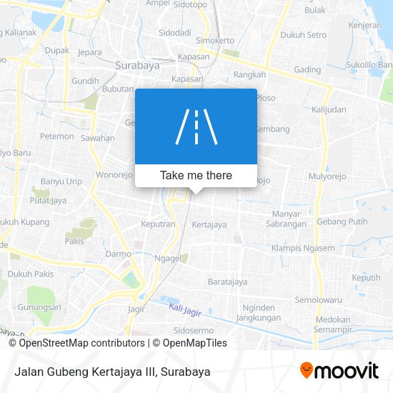 Jalan Gubeng Kertajaya III map