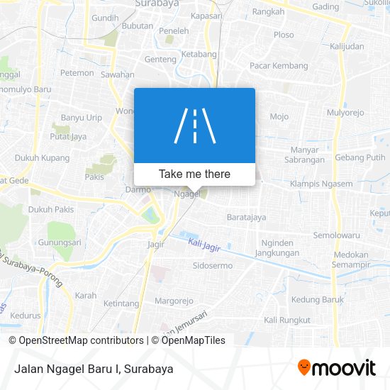 Jalan Ngagel Baru I map