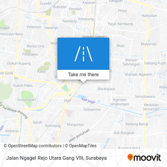 Jalan Ngagel Rejo Utara Gang VIII map